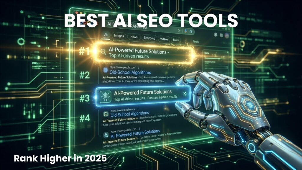 Best AI SEO Tools helping a website rank #1 on Google
