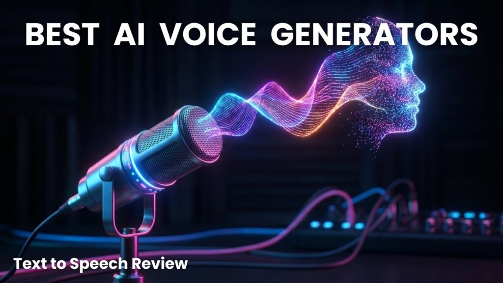 Best AI Voice Generators creating realistic text to speech
