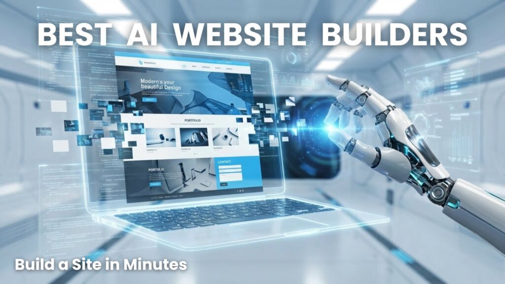 Best AI Website Builders creating a site automatically