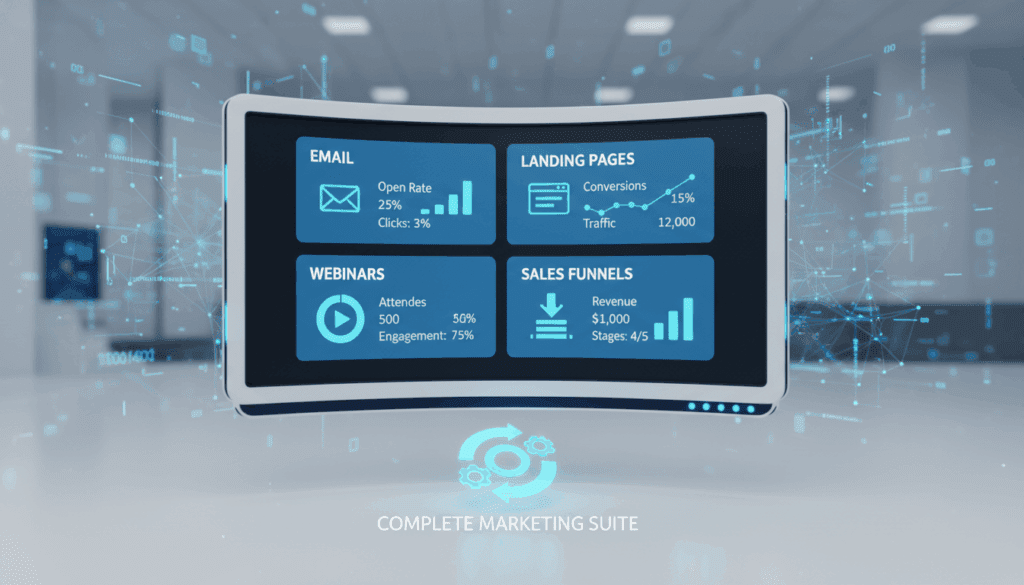 GetResponse, one of the best email marketing services for all-in-one funnels