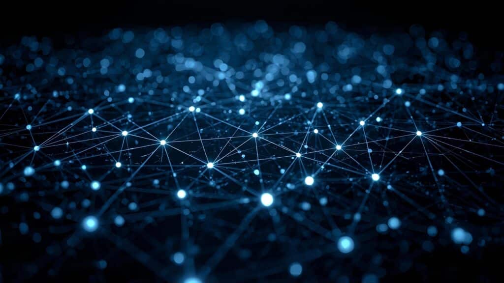 Reflect AI note taking app showing a "networked thought" graph