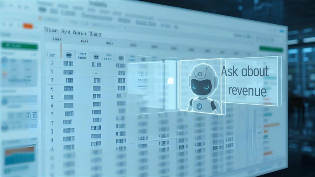 Rows, an AI tool for Google Sheets competitor, showing its AI Analyst
