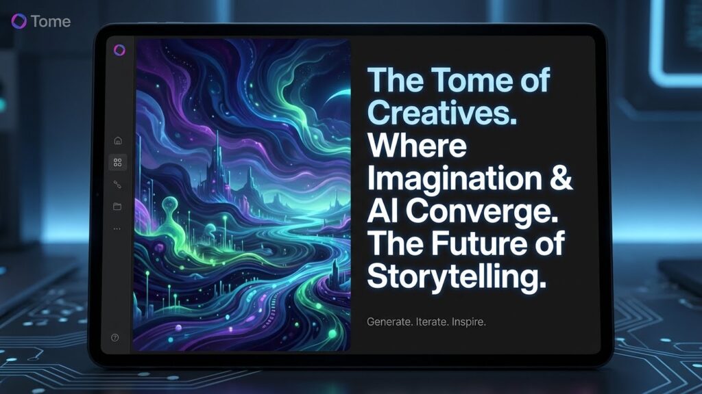 Tome AI presentation tool for visual storytelling