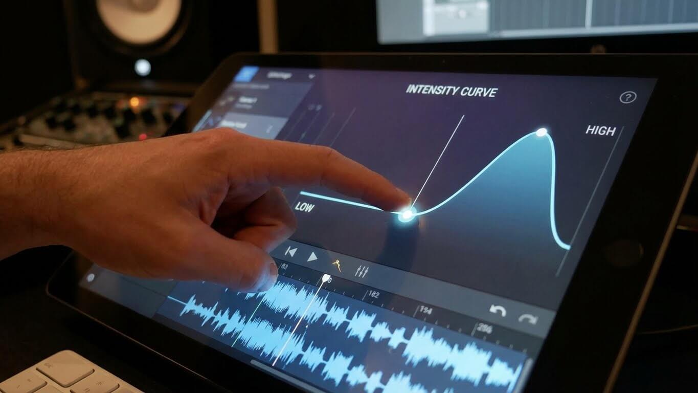 Beatoven AI editing track mood