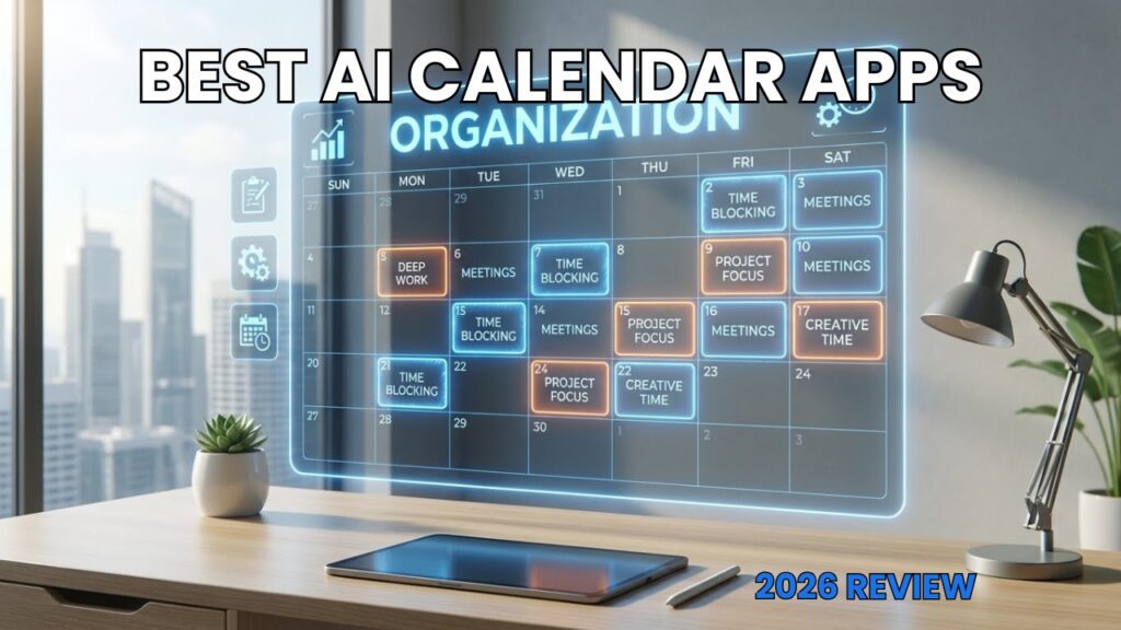 Best AI Calendar Apps 2026 concept art