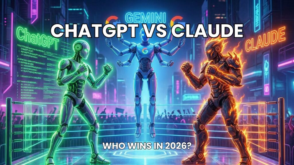 Best AI Chatbots comparison ChatGPT vs Claude vs Gemini