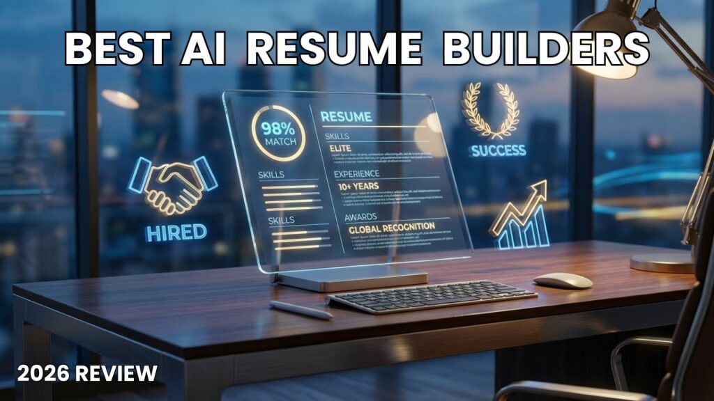 Best AI Resume Builders for 2026 concept art