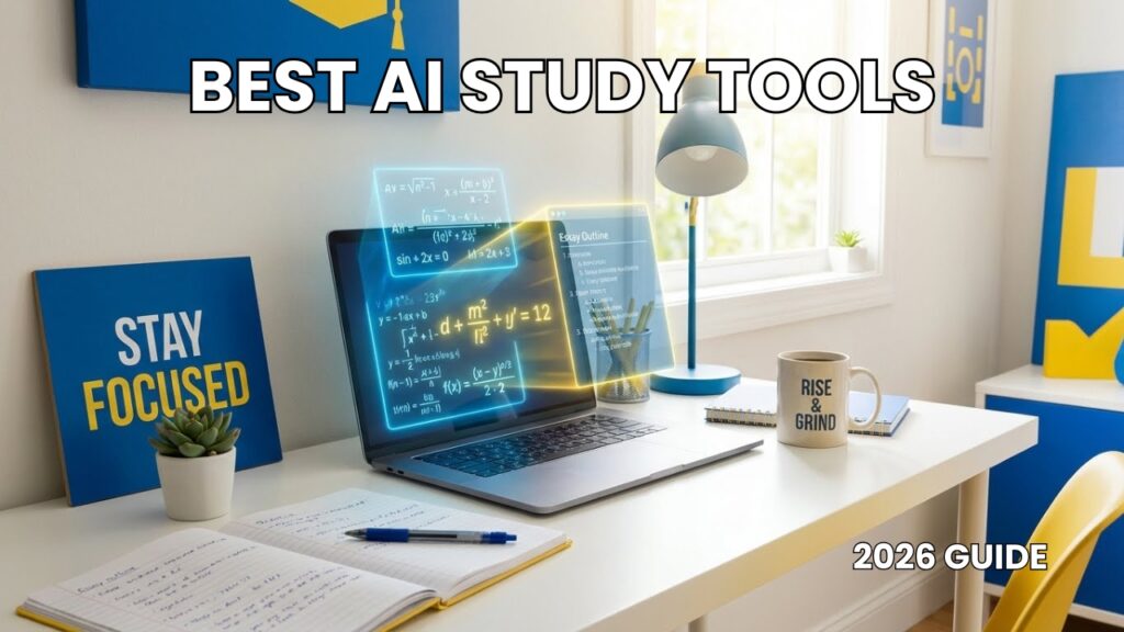 Best AI Tools for Students 2026 concept art