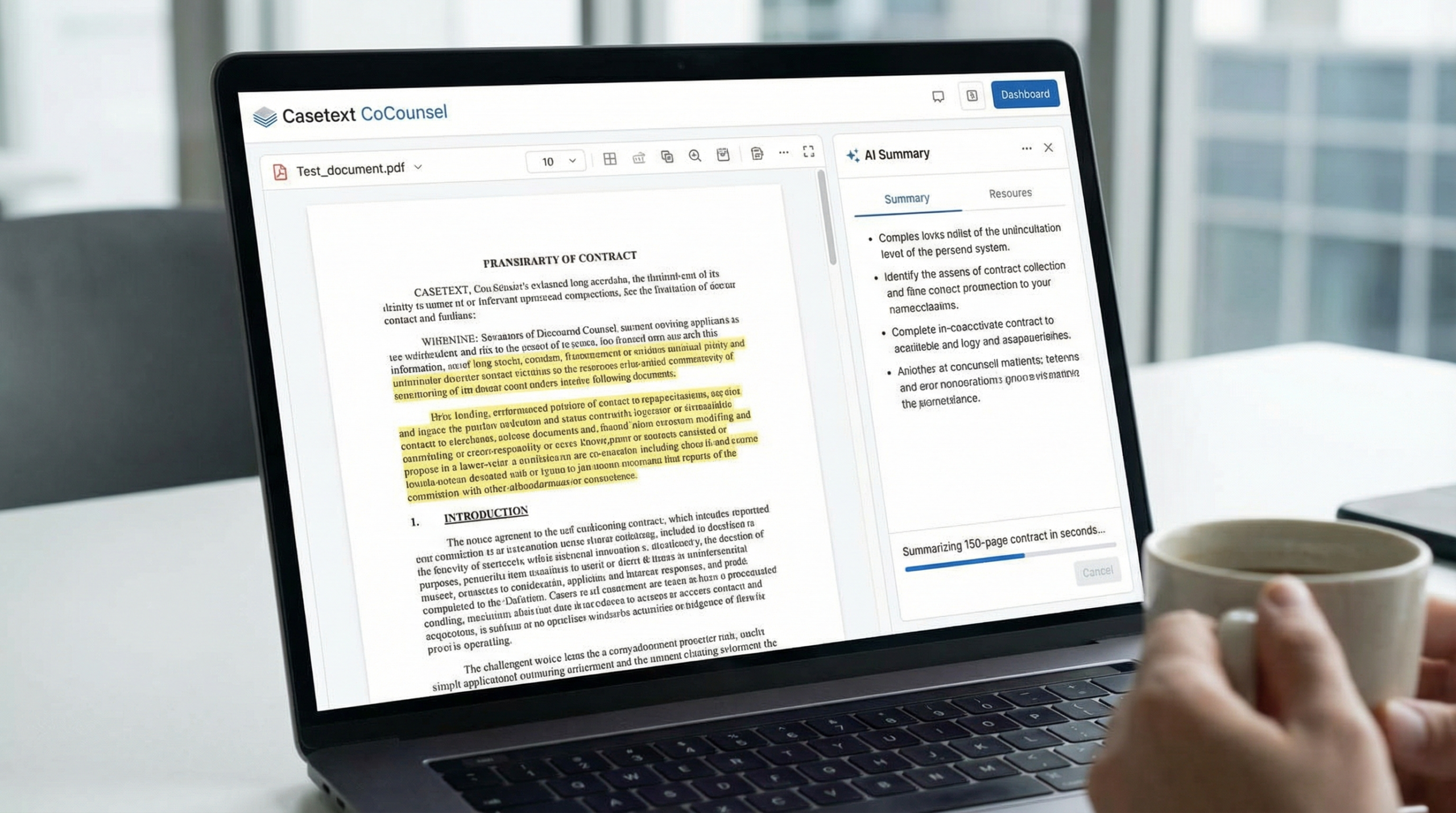 Best AI Legal Assistants - Casetext Interface