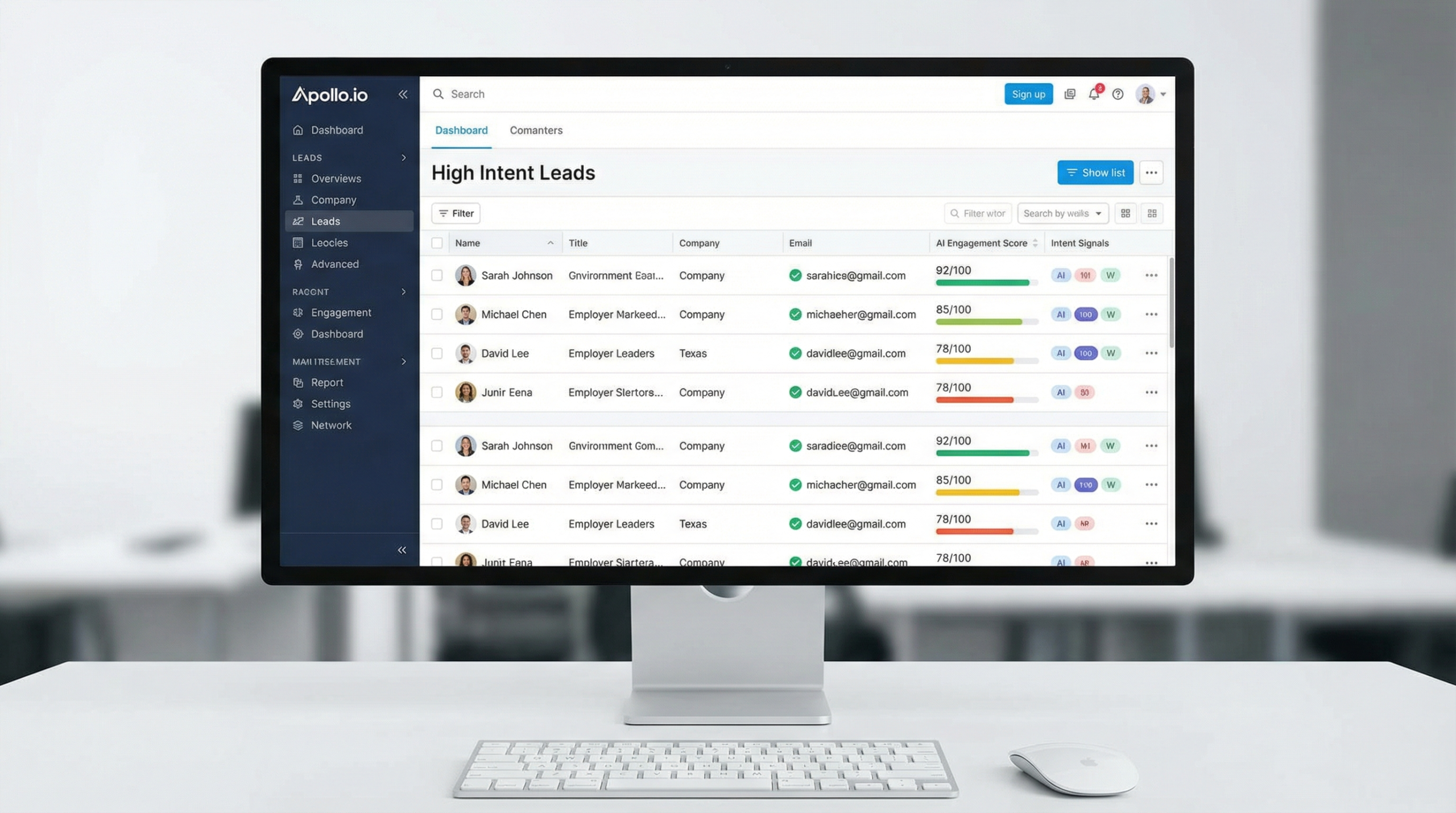 Apollo.io Lead Database Search