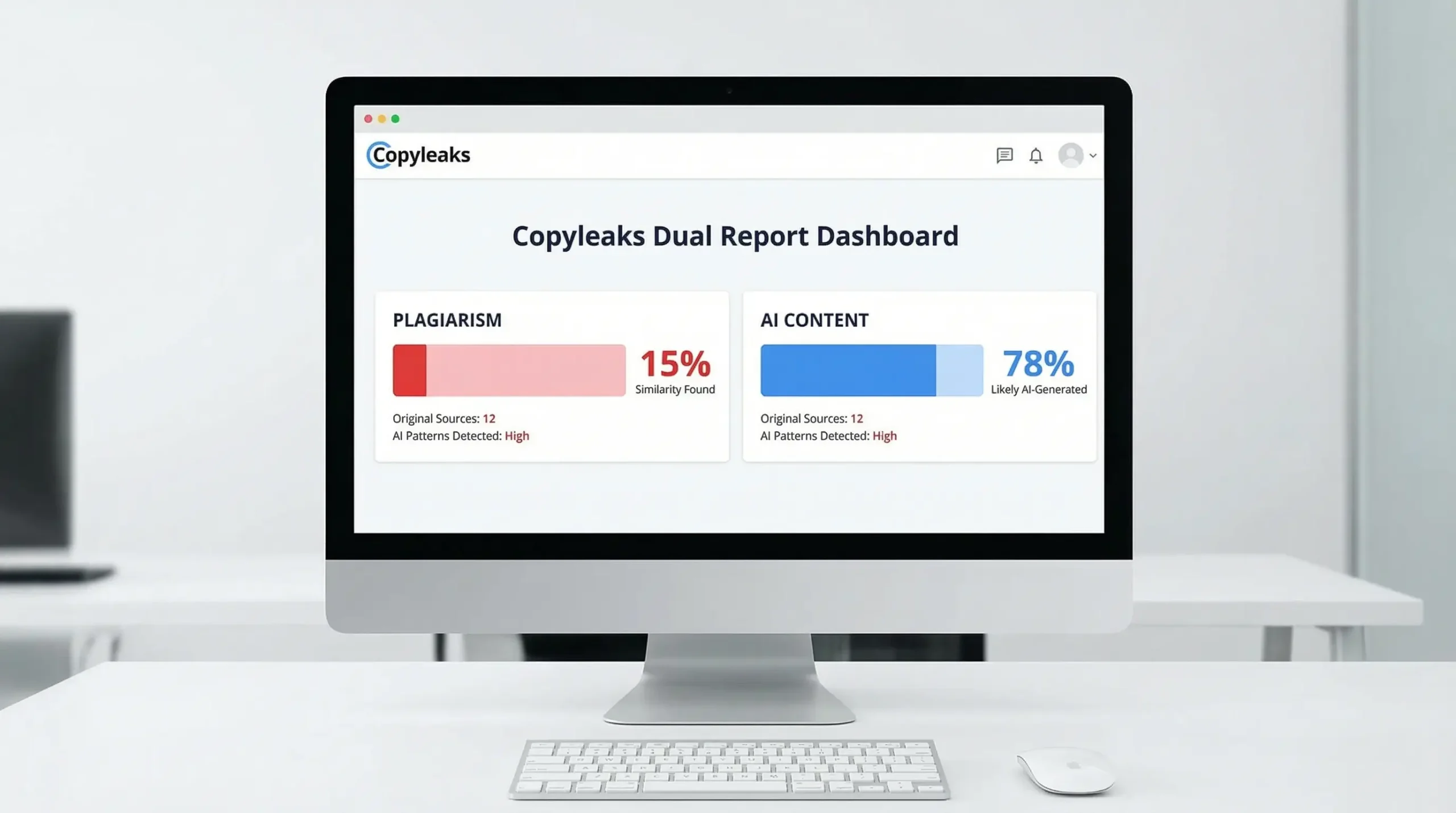 Copyleaks plagiarism and AI detector