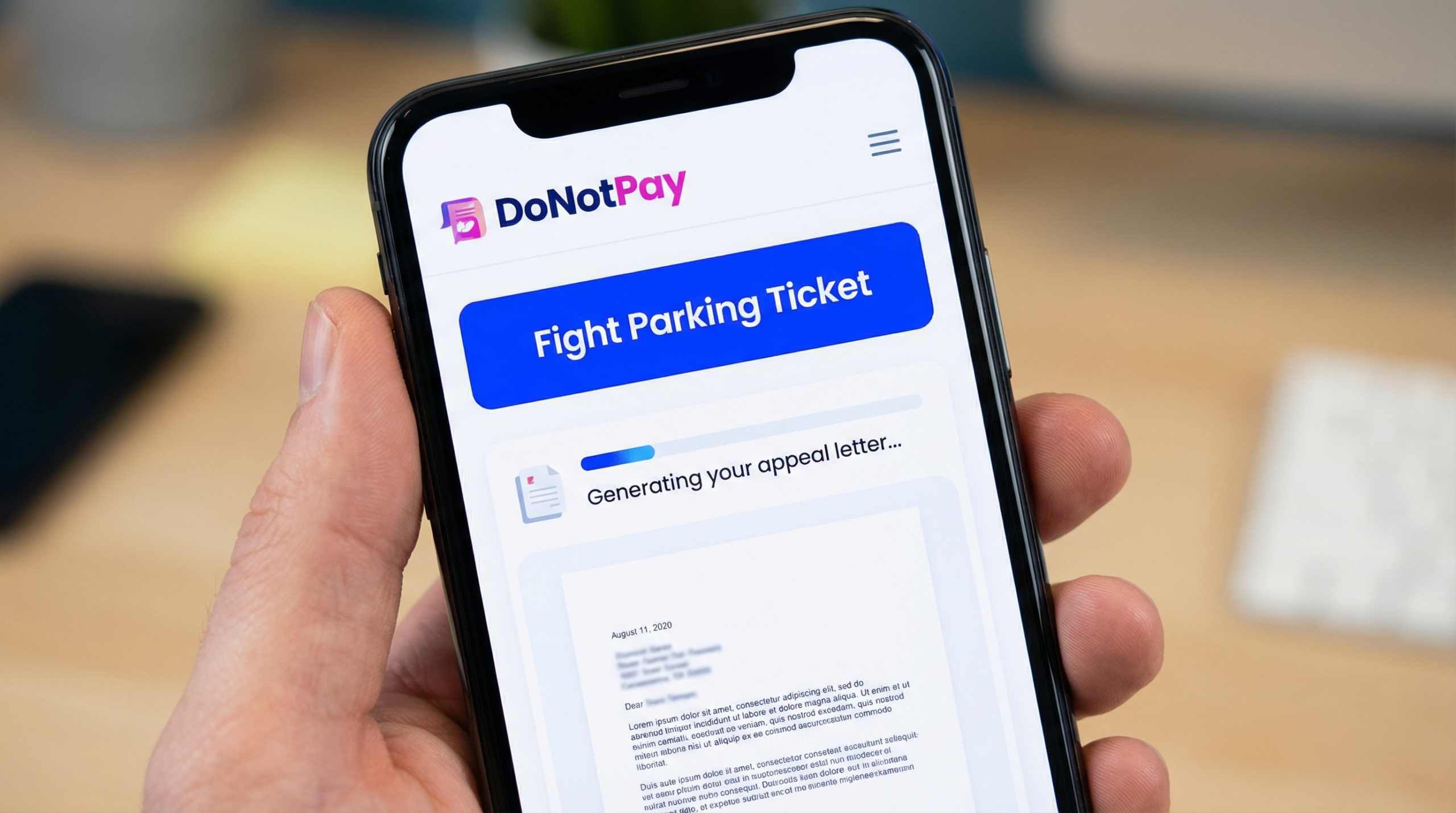 DoNotPay Robot Lawyer App