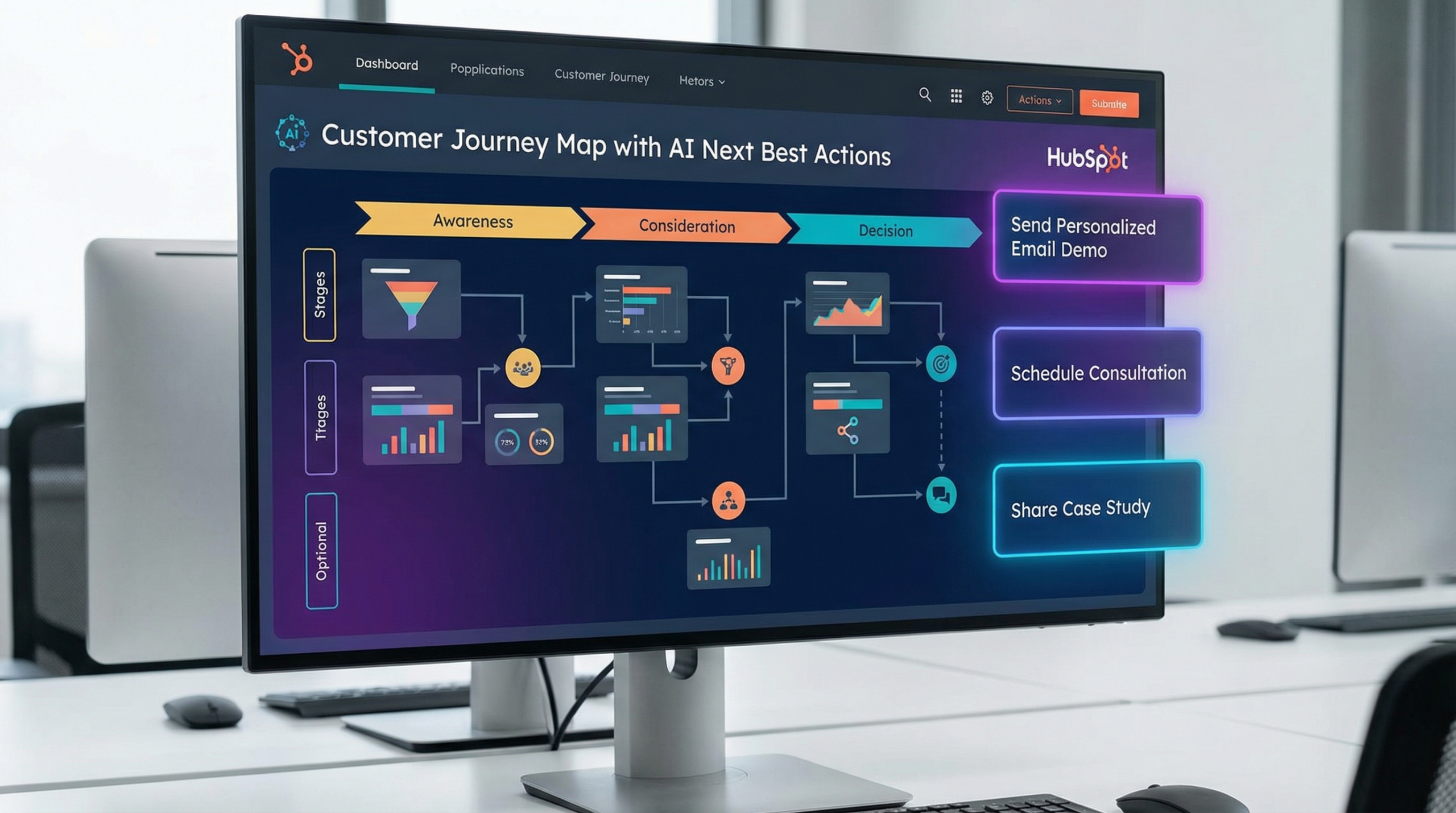 HubSpot AI Marketing Hub Analytics