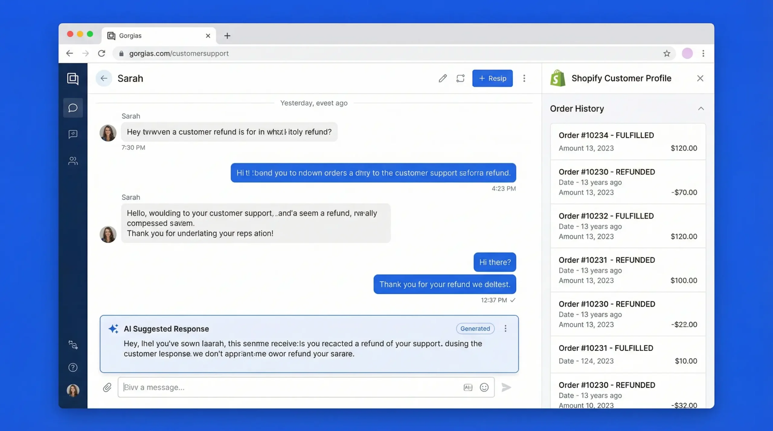 Gorgias AI Helpdesk for Shopify