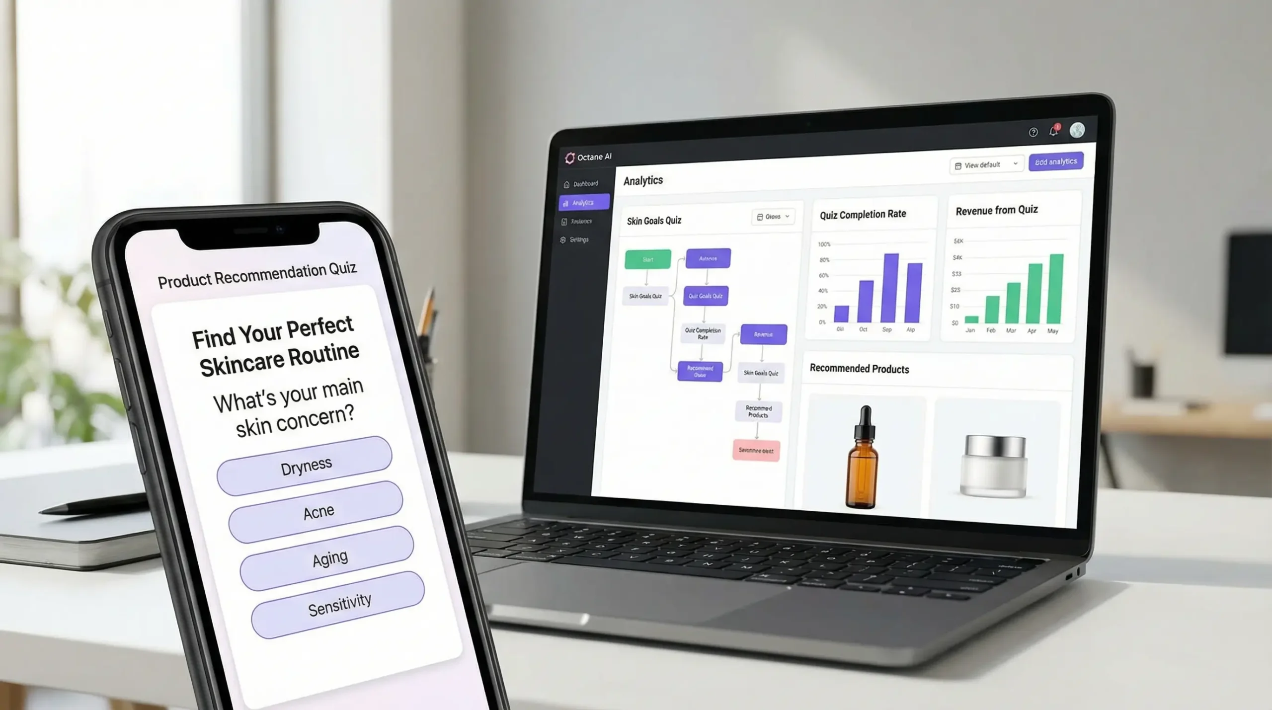 Best AI E-commerce Tools - Octane AI Quiz Builder