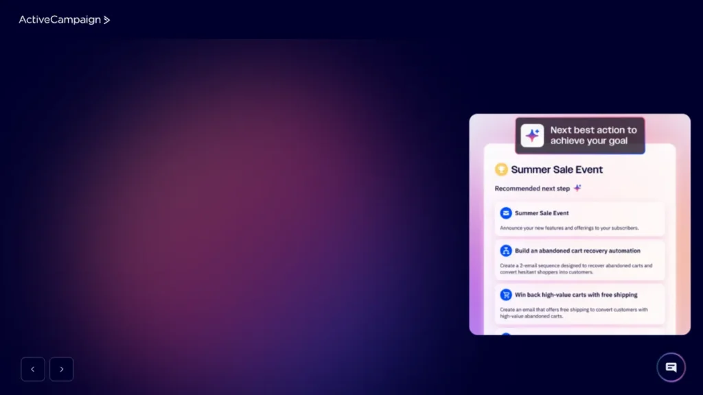 ActiveCampaign dashboard review